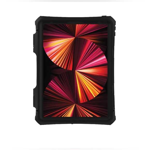 onn. Waterproof Tablet Case for iPad Pro 11" (3rd, 4th generation) - Black - Picture 3 of 7